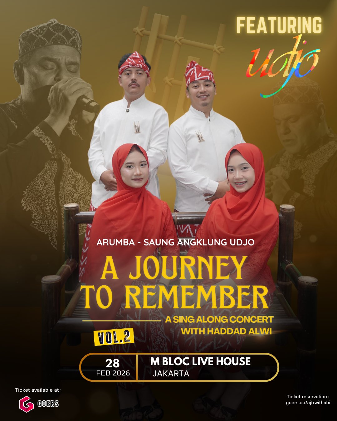 A Journey to Remember Vol. 2: Konser Sing Along Bersama Haddad Alwi di Saung Angklung Udjo